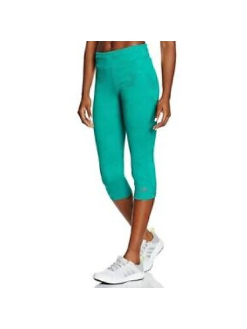 ADIDAS AdiStar ClimaLite Capri Leggings Small Teal